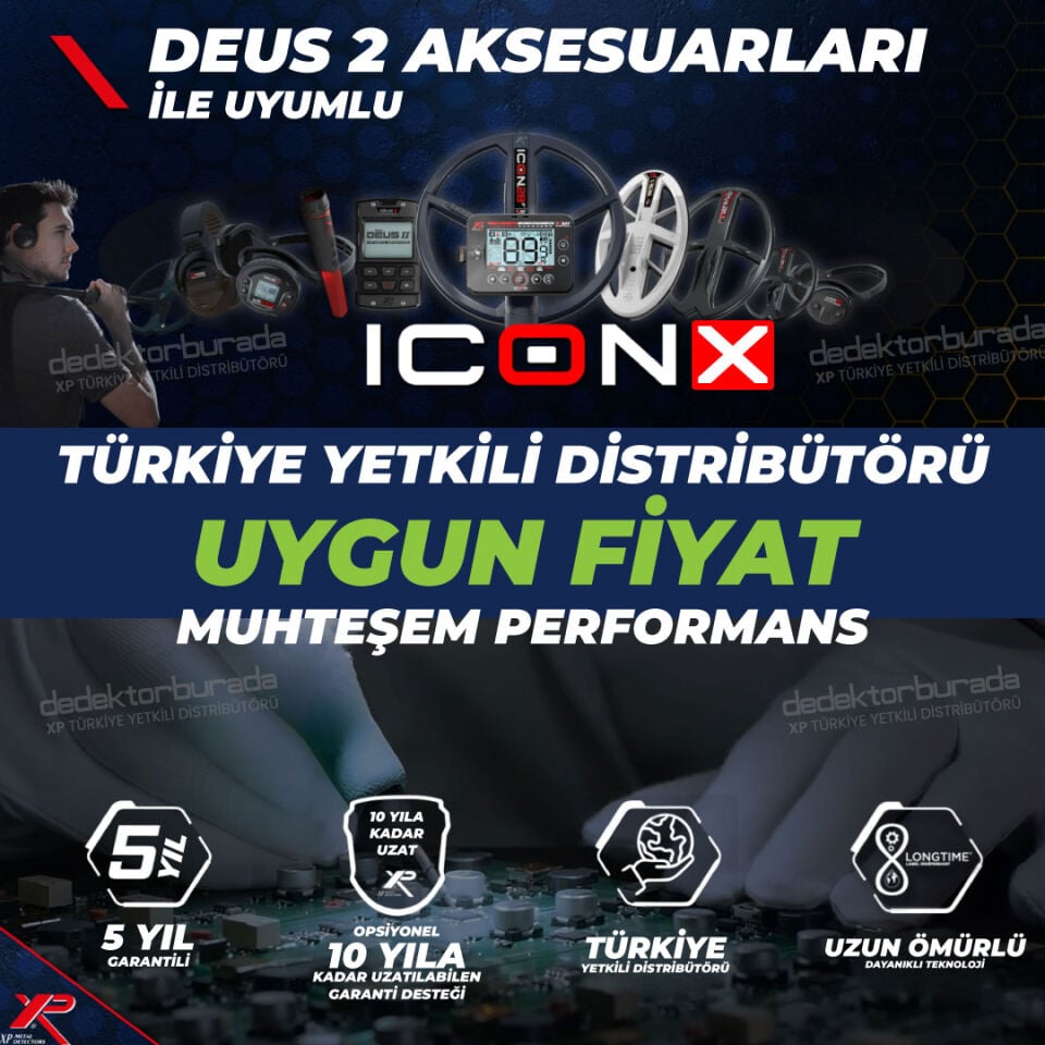 XP ICONX Dedektör – FULL Paket WSA ST Kulaklık