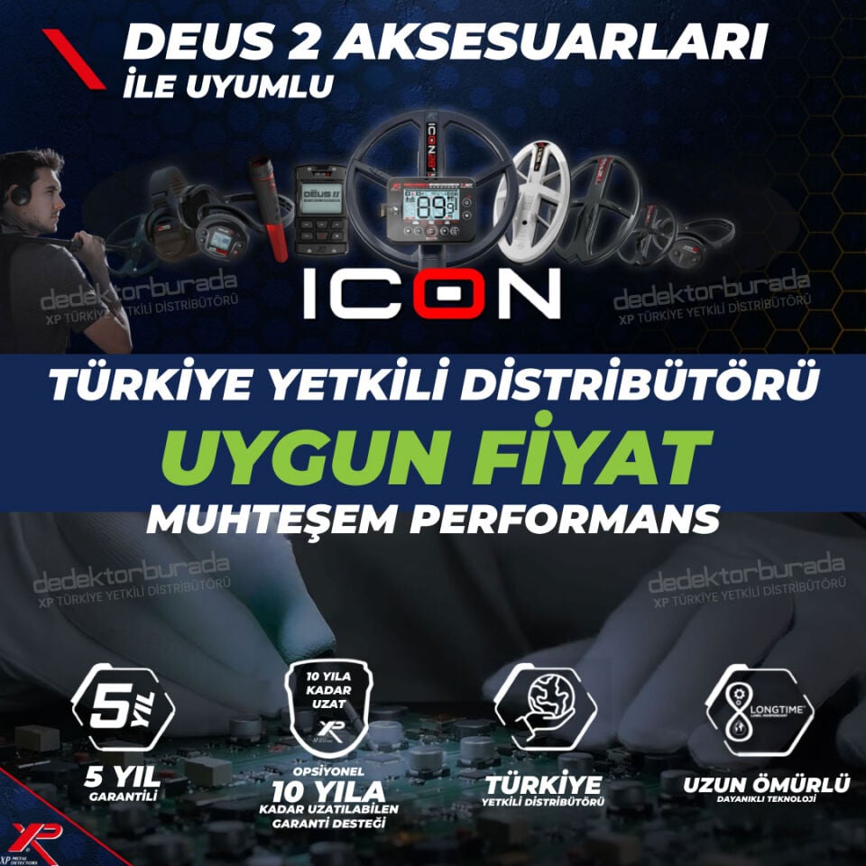 XP ICON Dedektör – FULL Paket WSA ST Kulaklık