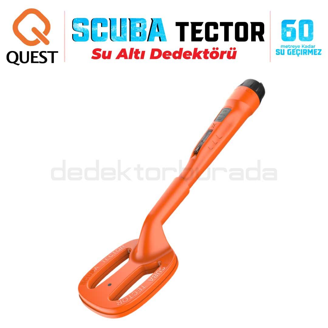 Scuba Tector Su Altı Dedektörü  - Turuncu