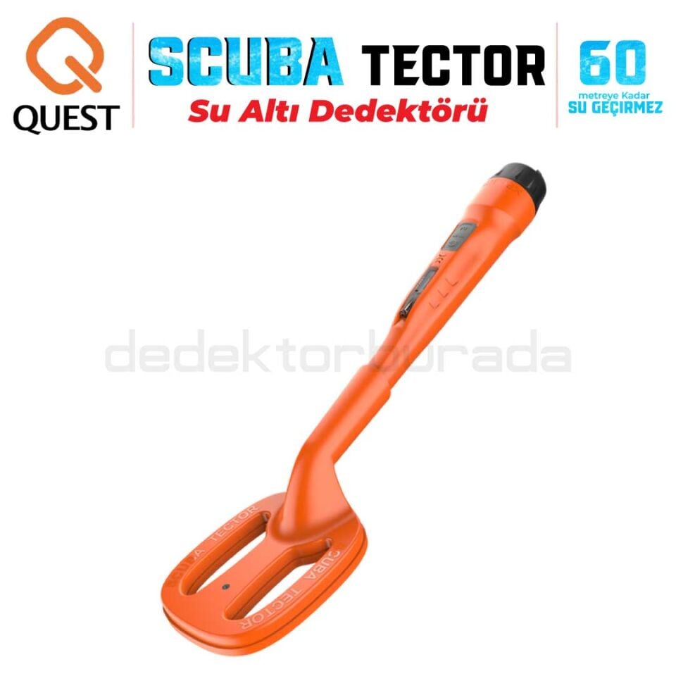 Scuba Tector Su Altı Dedektörü  - Turuncu
