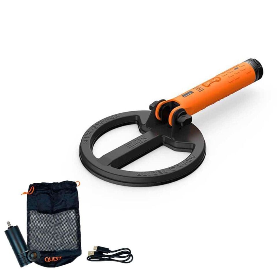 Scuba Tector PRO Su Altı Dedektörü&Sahil Arama Dedektörü - 20 cm Başlıklı