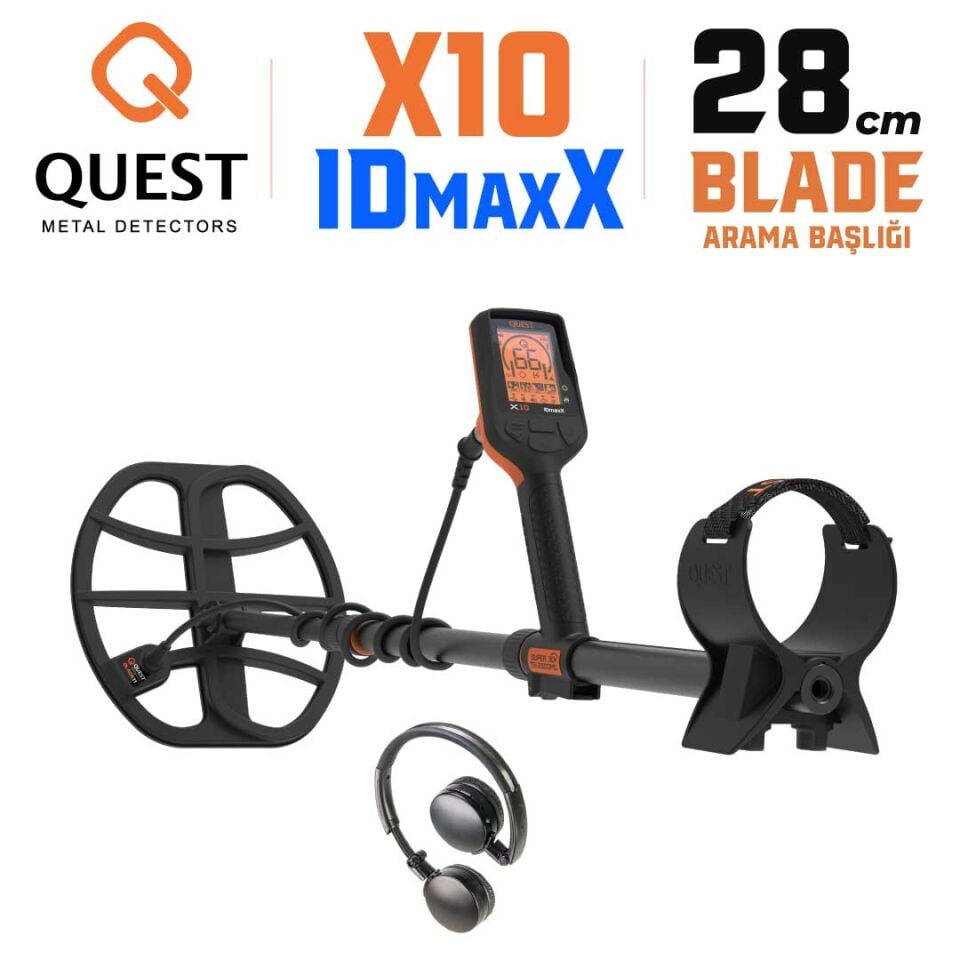 X10 IDmaxX Dedektör + Kablosuz Kulaklık