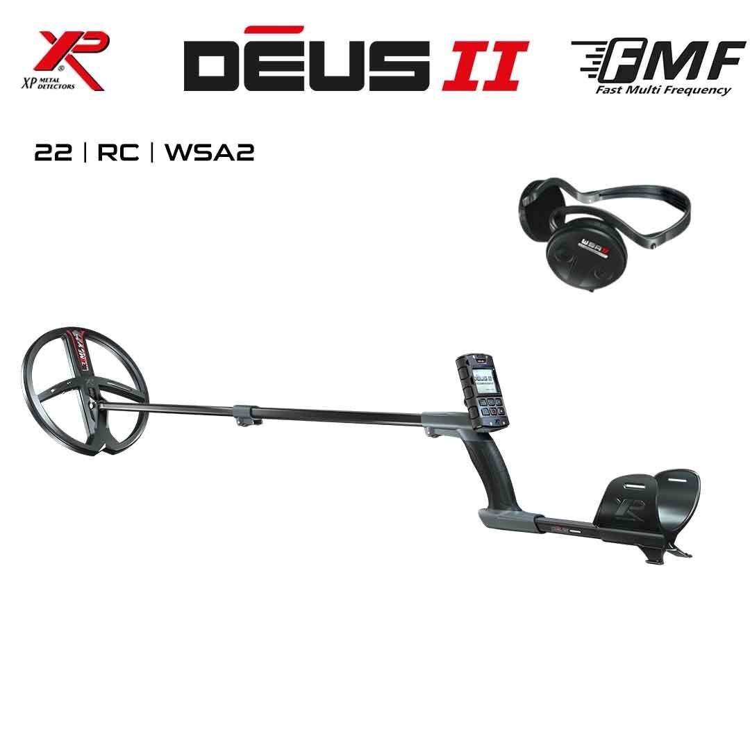 Deus 2 Dedektör - 22cm FMF Başlık, Ana Kontrol Ünitesi, WSA2 Kulaklık
