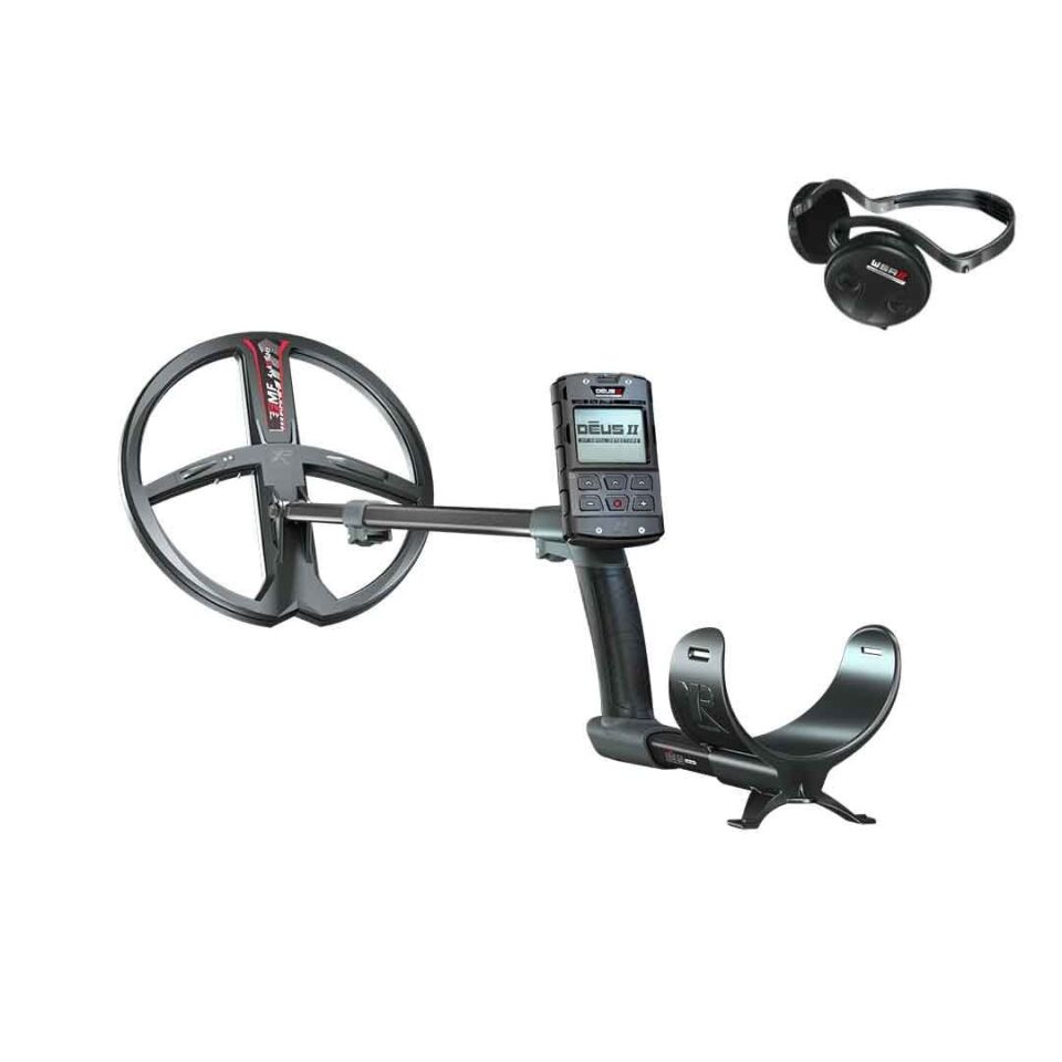 Deus 2 Dedektör - 22cm FMF Başlık, Ana Kontrol Ünitesi, WSA2 Kulaklık