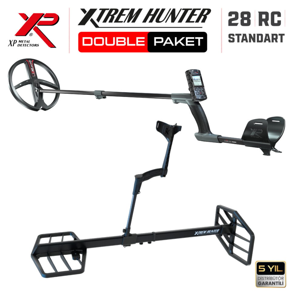 Xtrem Hunter Dedektör - DOUBLE  Paket - Çift Başlıklı