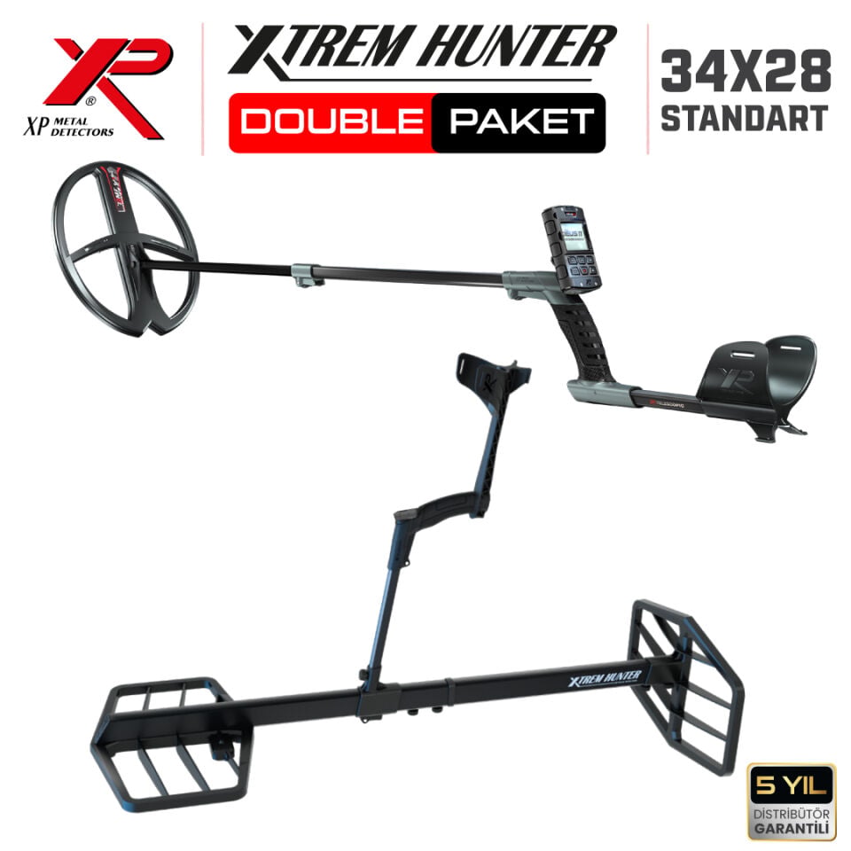 Xtrem Hunter Dedektör - DOUBLE  Paket - Çift Başlıklı