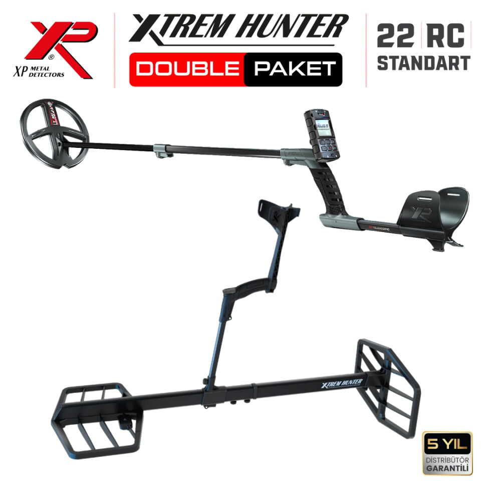 Xtrem Hunter Dedektör - DOUBLE  Paket - Çift Başlıklı