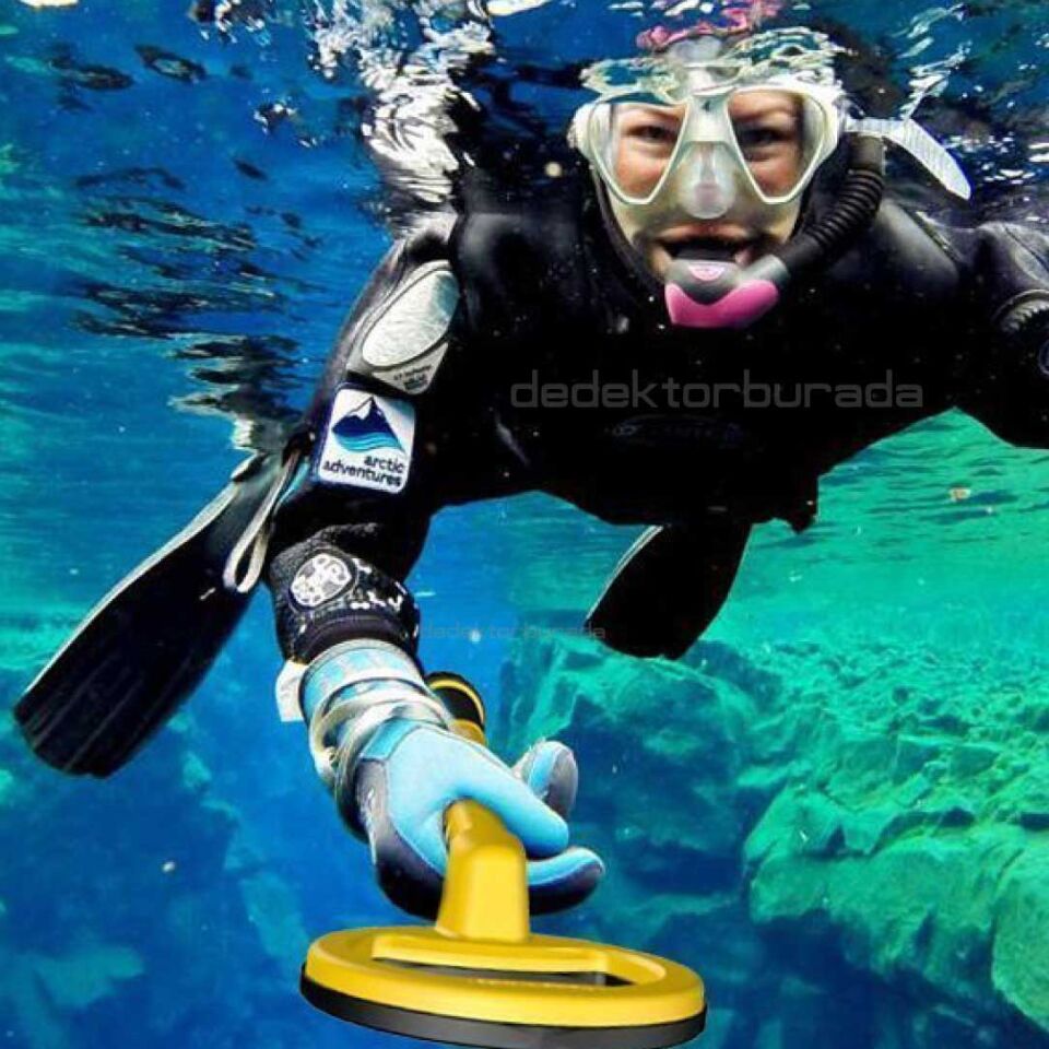 PulseDive Scuba Dedektörü - Tekli 20cm - Sarı