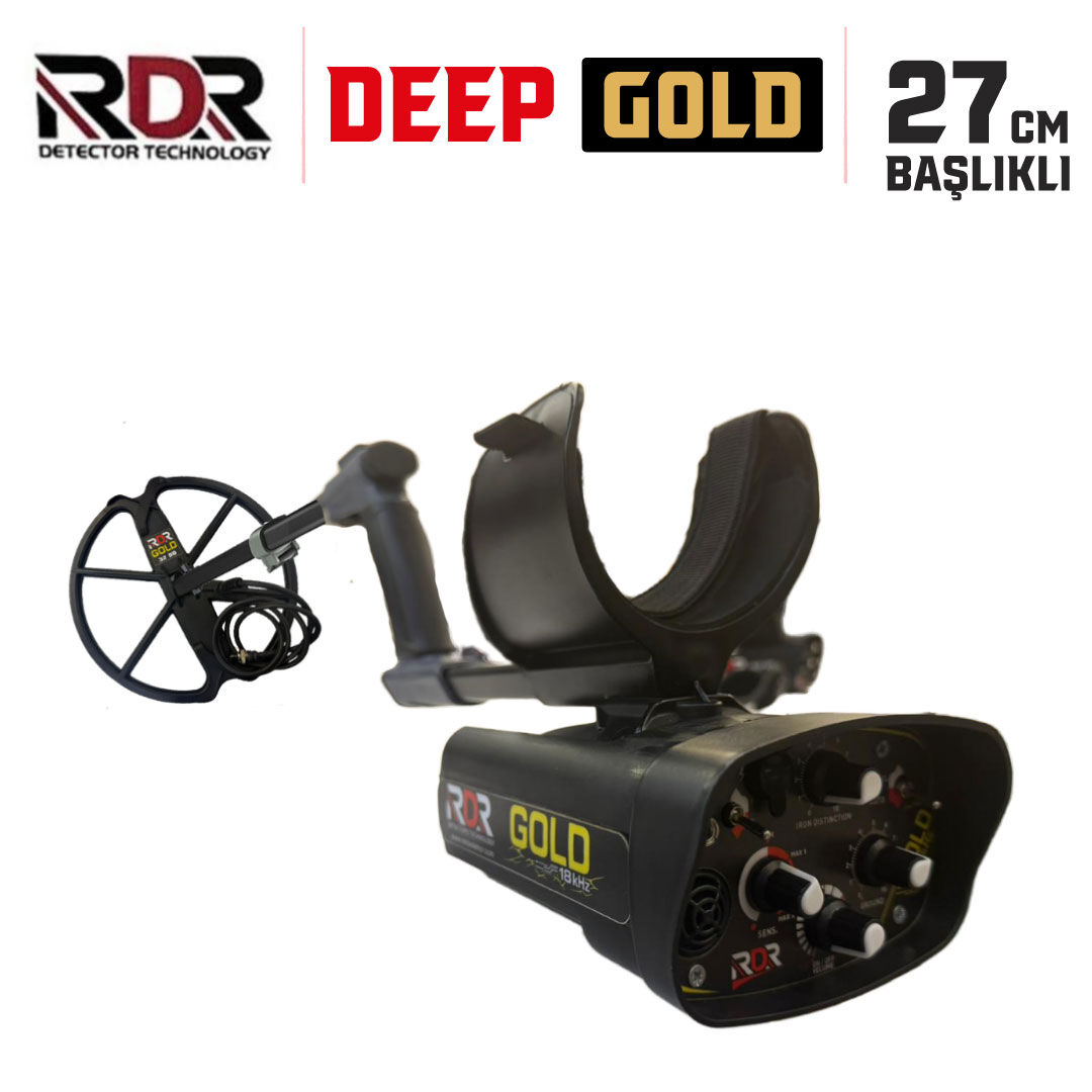 Rdr Gold Dedektör Altın Dedektörü - 18khz 27cm Başlıklı Paket