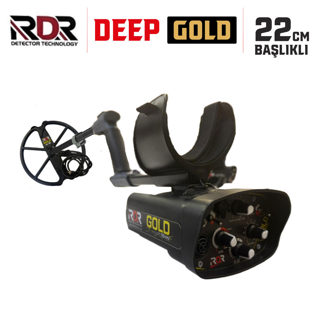 Rdr Gold Dedektör Altın Dedektörü - 18khz 22cm Başlıklı Paket