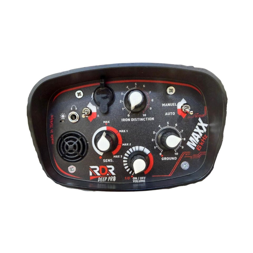 RDR Deep Pro Maxx Derin Arama Dedektörü -  6 kHz 27cm Başlıklı Paket