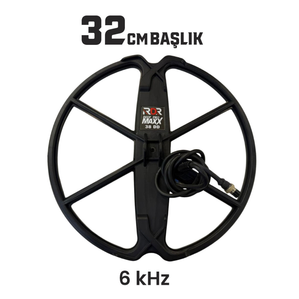 RDR Deep Pro Maxx Derin Arama Dedektörü -  6 kHz 32cm Başlıklı Paket