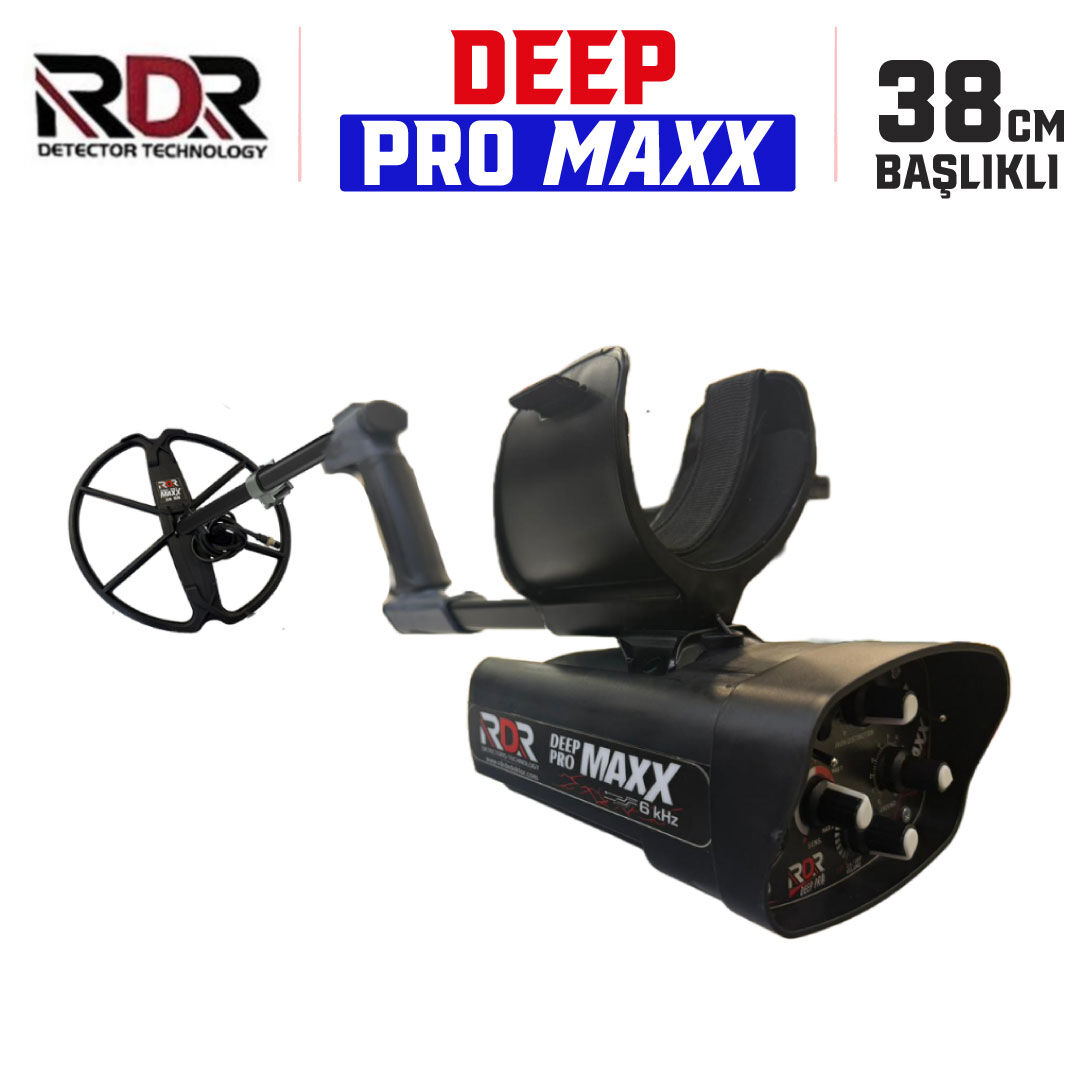 RDR Deep Pro Maxx Derin Arama Dedektörü -  6 kHz 38cm Başlıklı Paket