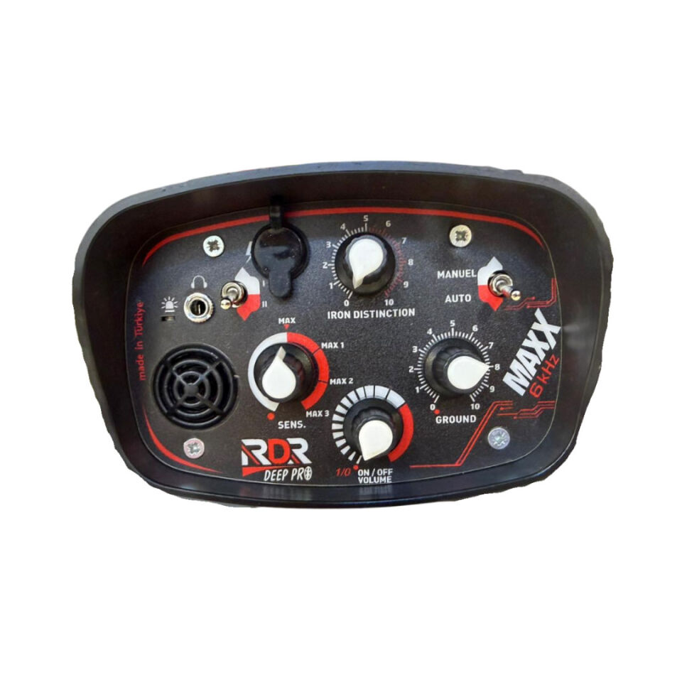 RDR Deep Pro Maxx Derin Arama Dedektörü -  6 kHz 38cm Başlıklı Paket