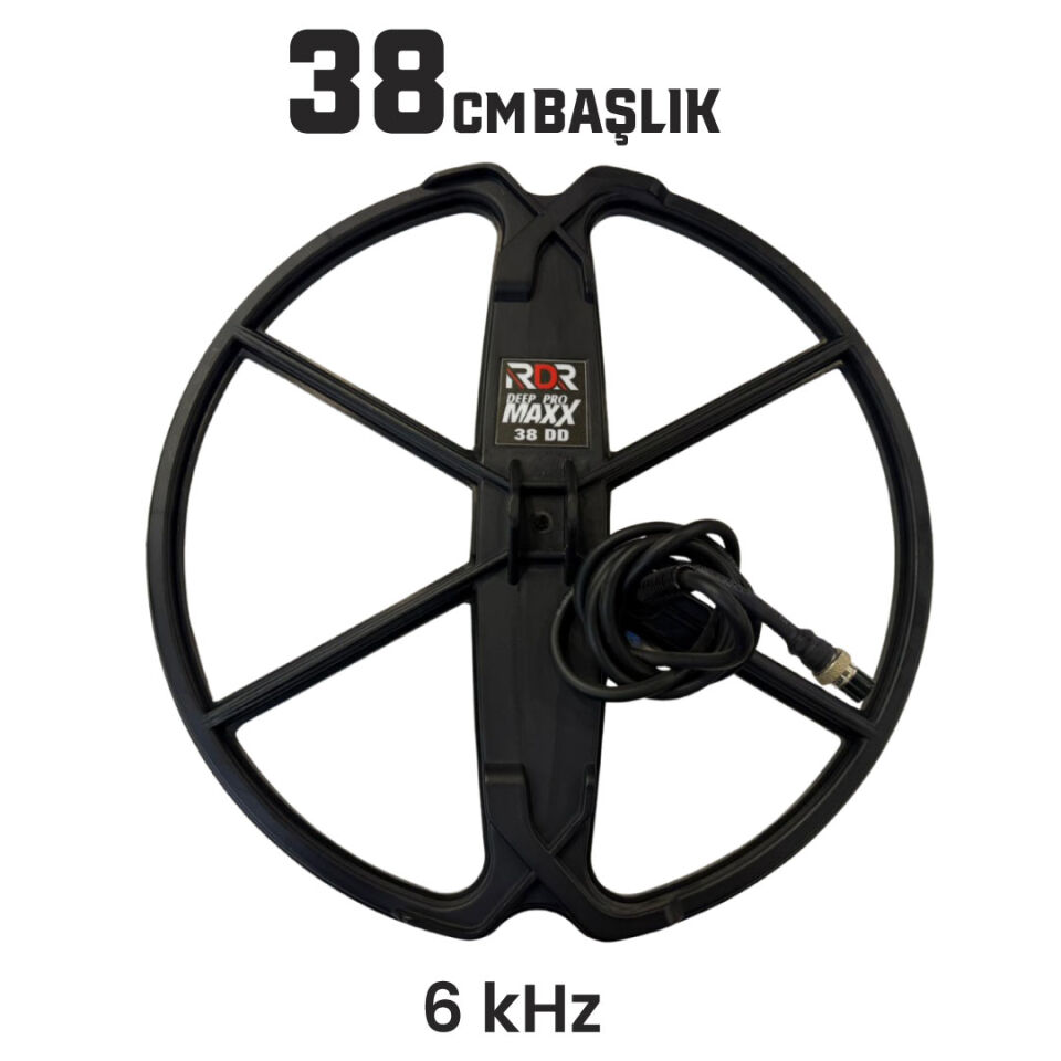 RDR Deep Pro Maxx Derin Arama Dedektörü -  6 kHz 38cm Başlıklı Paket