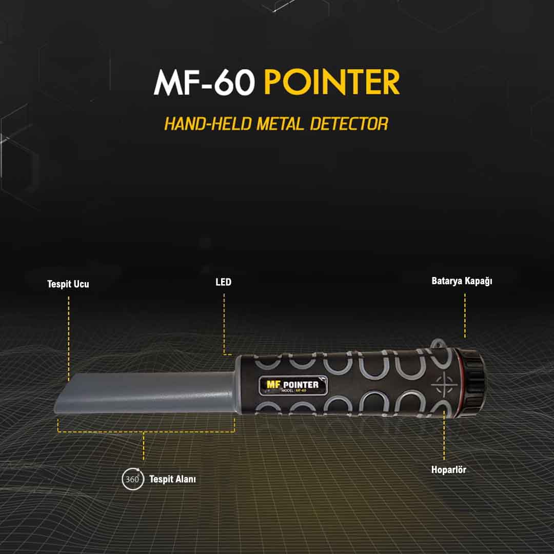MF-60 Pin Pointer El Dedektörü