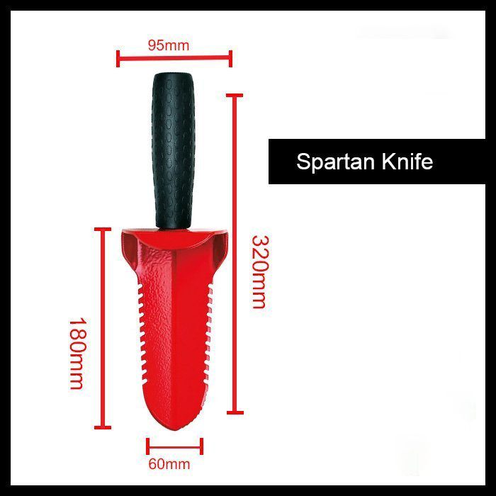 Spartan Knife - Kazıcı - Kırmızı