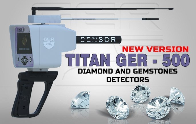 Titan Ger - 500 Plus Device Değerli Taş Dedektörü