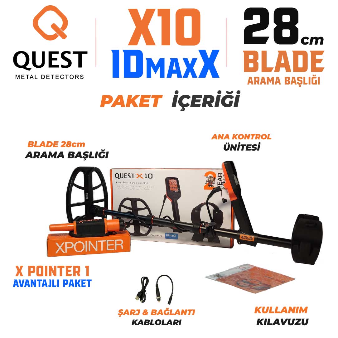 X10 IDmaxX Dedektör + XPointer 1 (Avantajlı Paket)