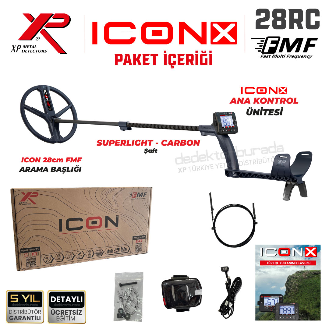 XP ICONX Dedektör – Standart Paket